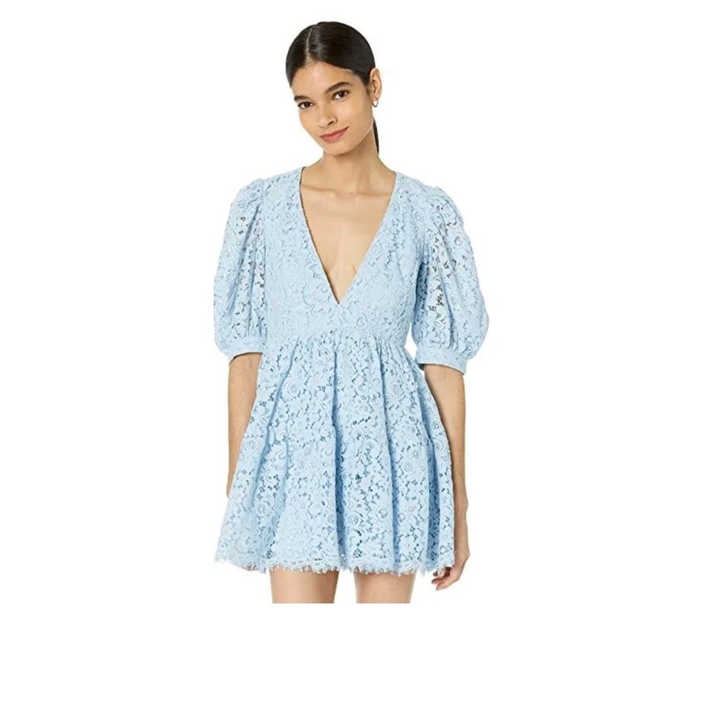 Bardot Gigi mini lace dress